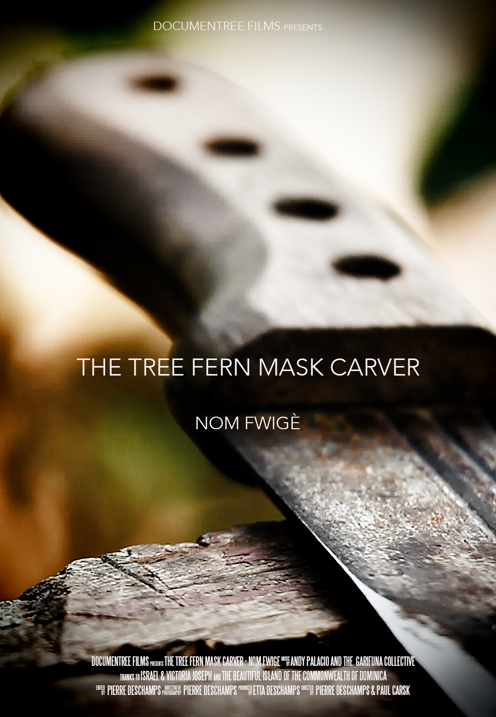 The tree fern mask carver and his wife