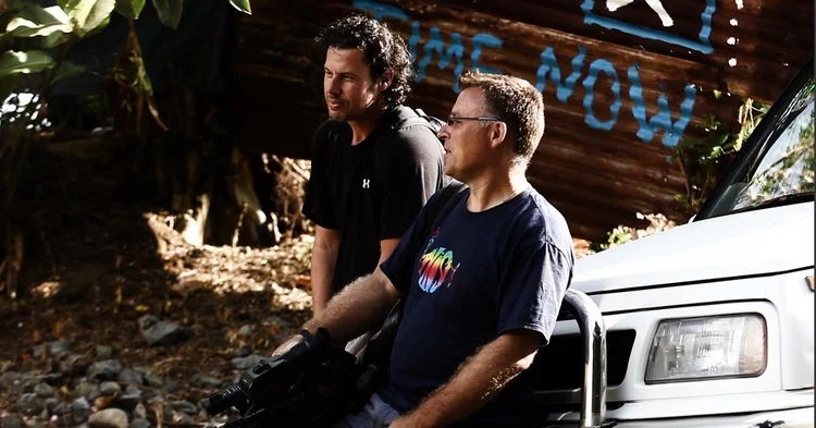 Co-directing Nom Fwigè with my friend Paul Crask 