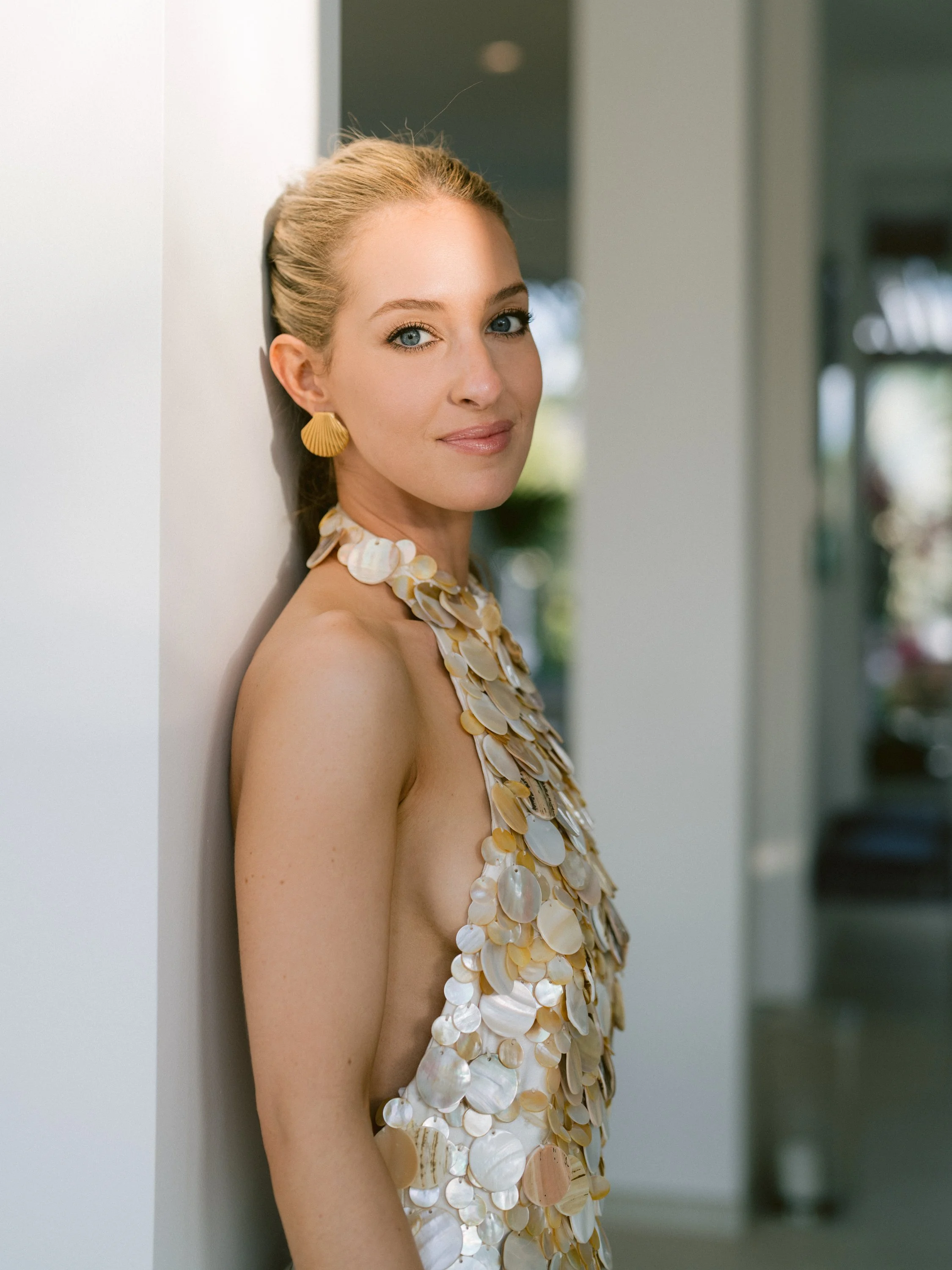 Makeup for a beachfront wedding done by JMV Makeup Studio for a destination wedding