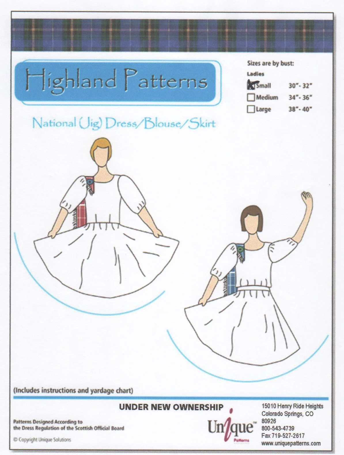 National Dress/Blouse/Skirt Pattern