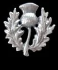 Thistle Pewter Pin - Large