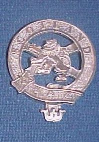Scottish Dancing Highlander Silver Pewter Pin Badge