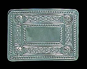 Celtic Knot Belt Buckle - Chrome Finish