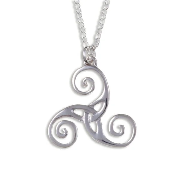 Sterling Silver Triscele Pendant
