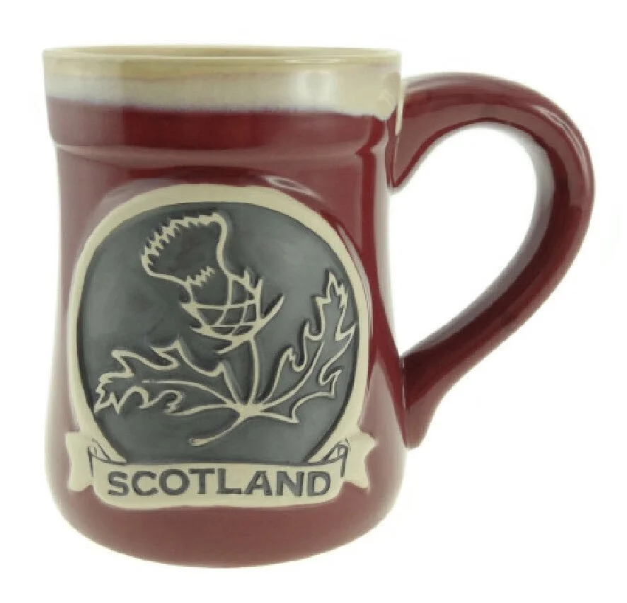 Scotland Thistle Stoneware Mug