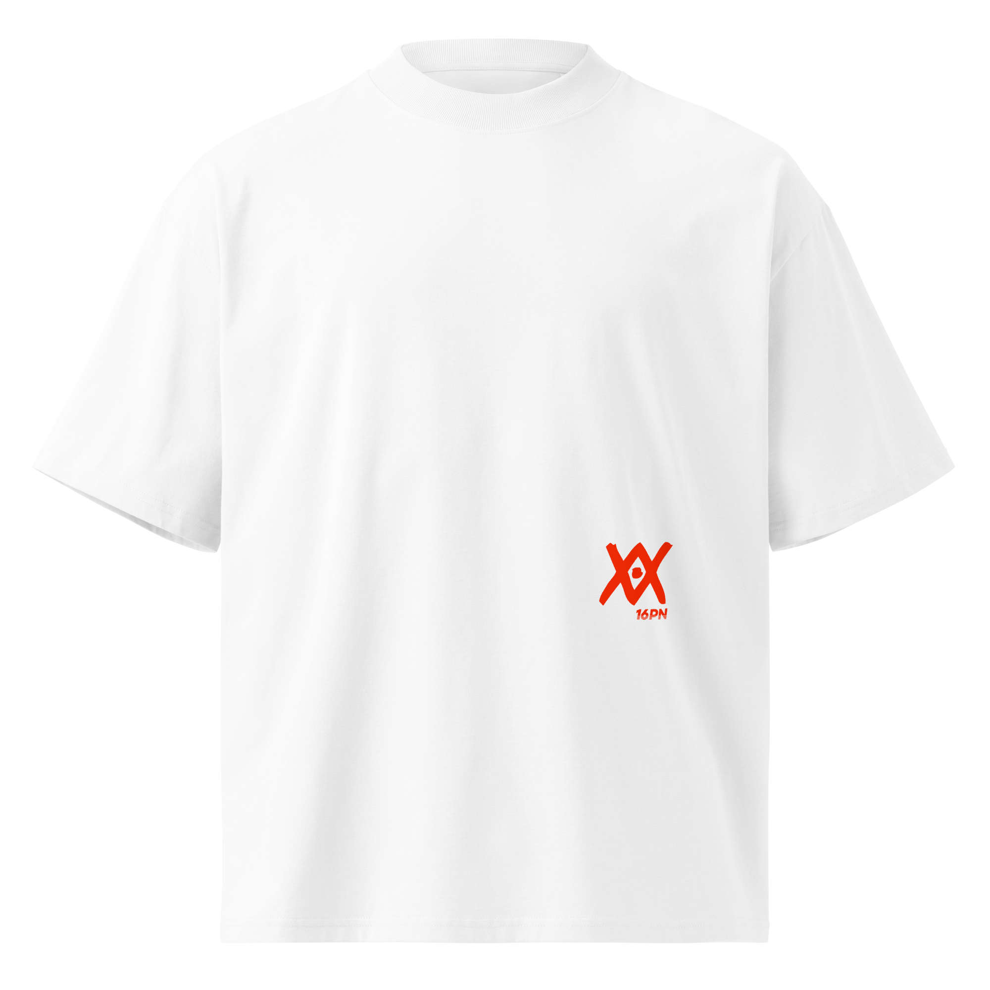 unisex-organic-oversized-high-neck-blaster-2.0-t-shirt-white-front-6aa5c19425b7a.png