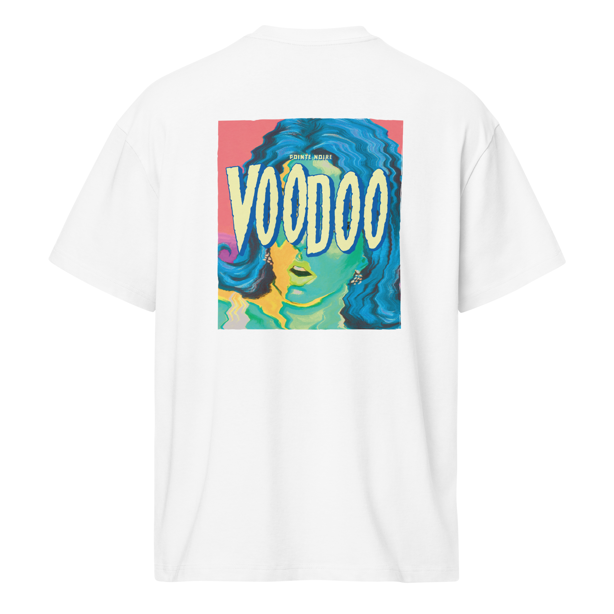 Voodoo Pointe Noire Graphic Tee - Oversized Boxy T-Shirt | Dark Aesthetic Streetwear | 16PN