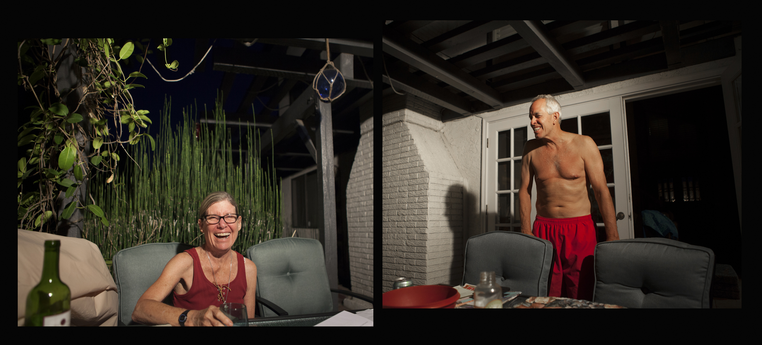  "It doesn't get any better than this: music with my best friends in the moonlight." Dad said as we sat at the table outside on a spring night. 