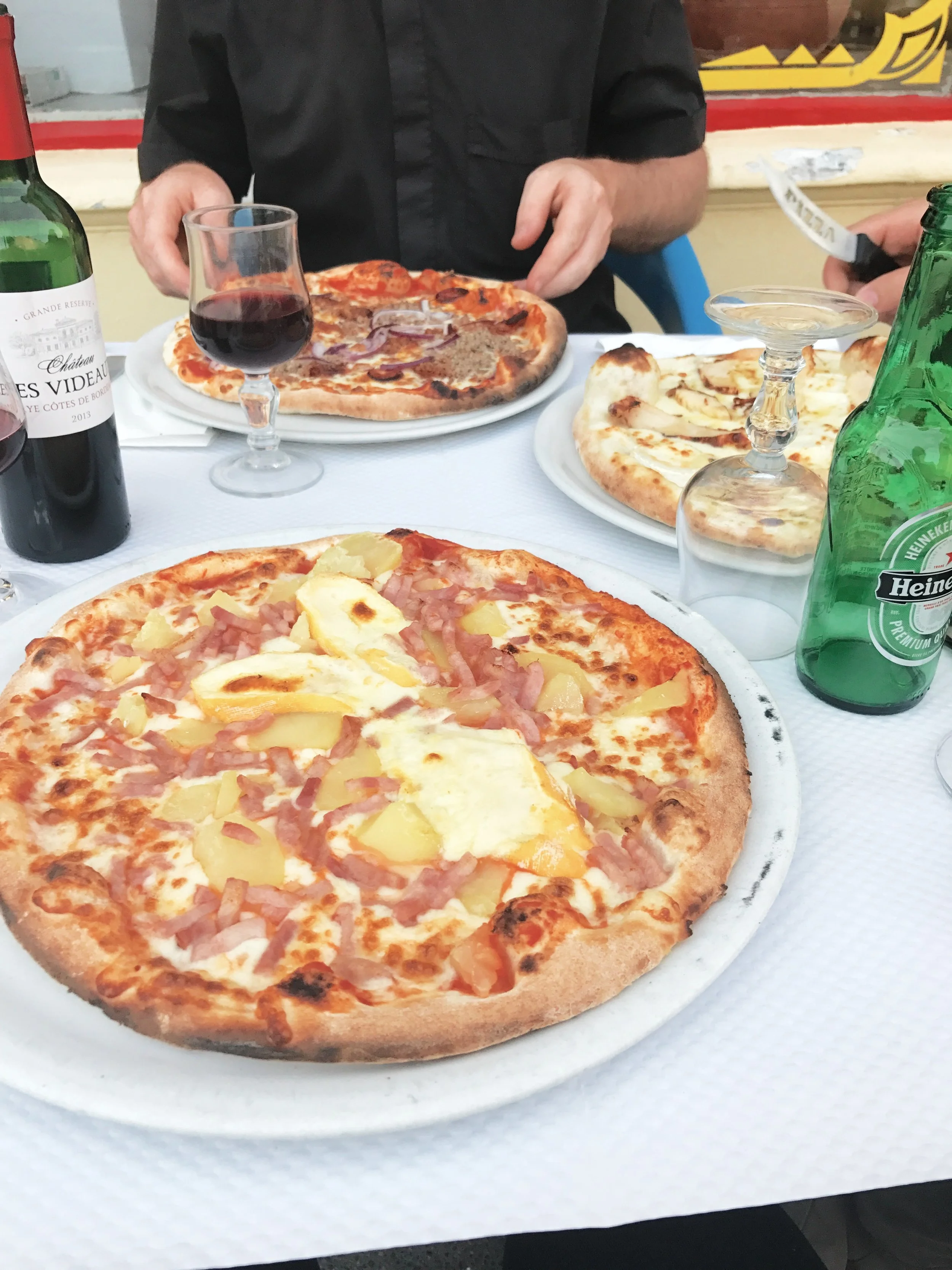 Pepperoni pizza does not exist here. 