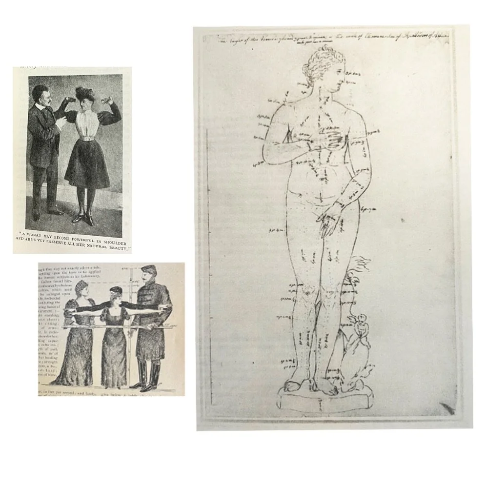 Figure 1.7 Left: The Weaker Sex, SMPC, December 1898.
Author&rsquo;s own image, taken from a copy held at the Bodleian Library, University of Oxford. Original publication in the public domain.

Figure 1.8 Centre: Making a Woman Athlete, SMPC, Februar