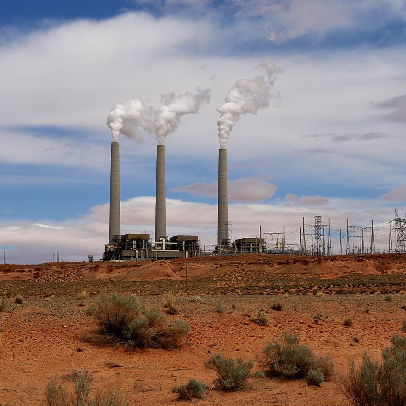 Navajo Power Generating Station, supplied by Arizona's only coal mine, Kayenta