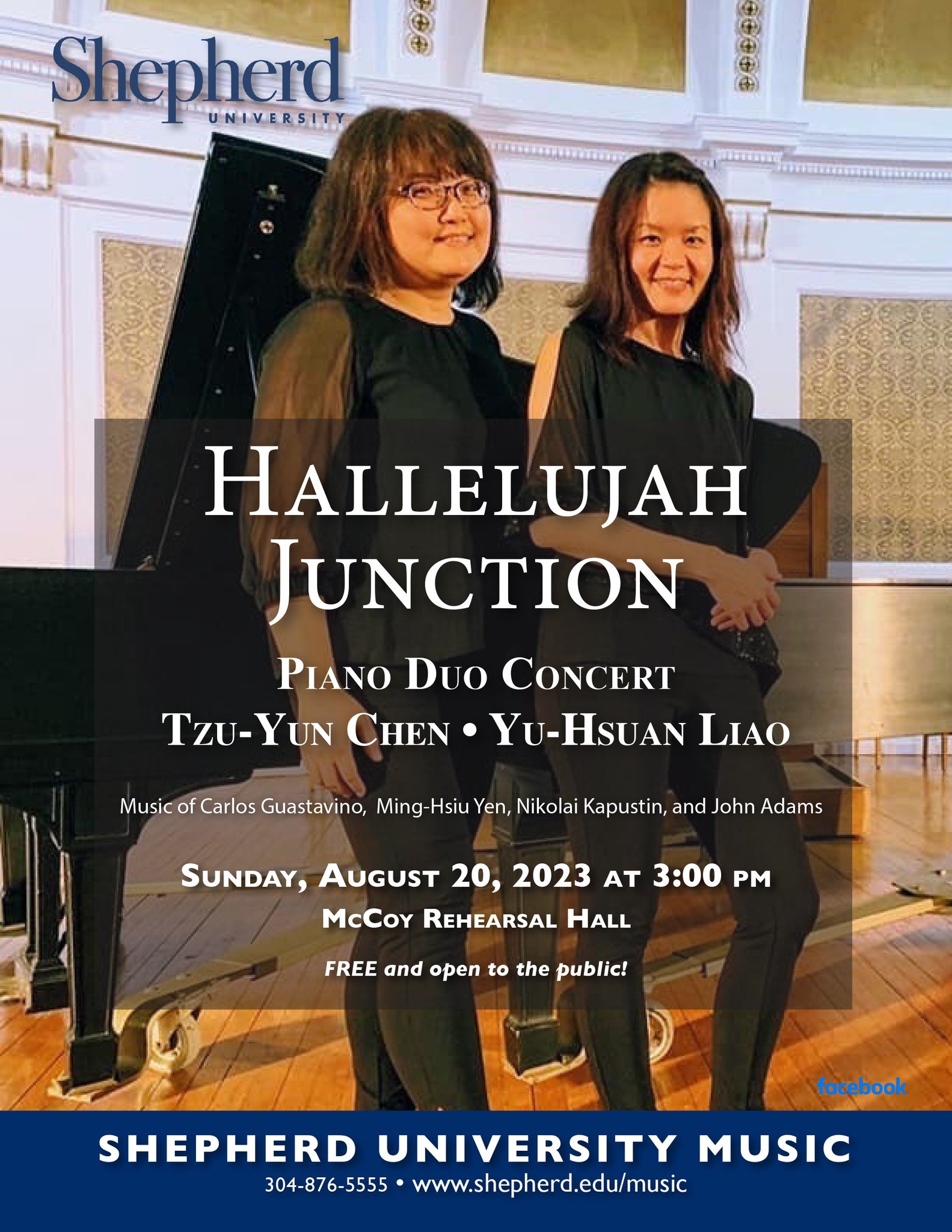 Hallelujah Junction Piano Duo Concert