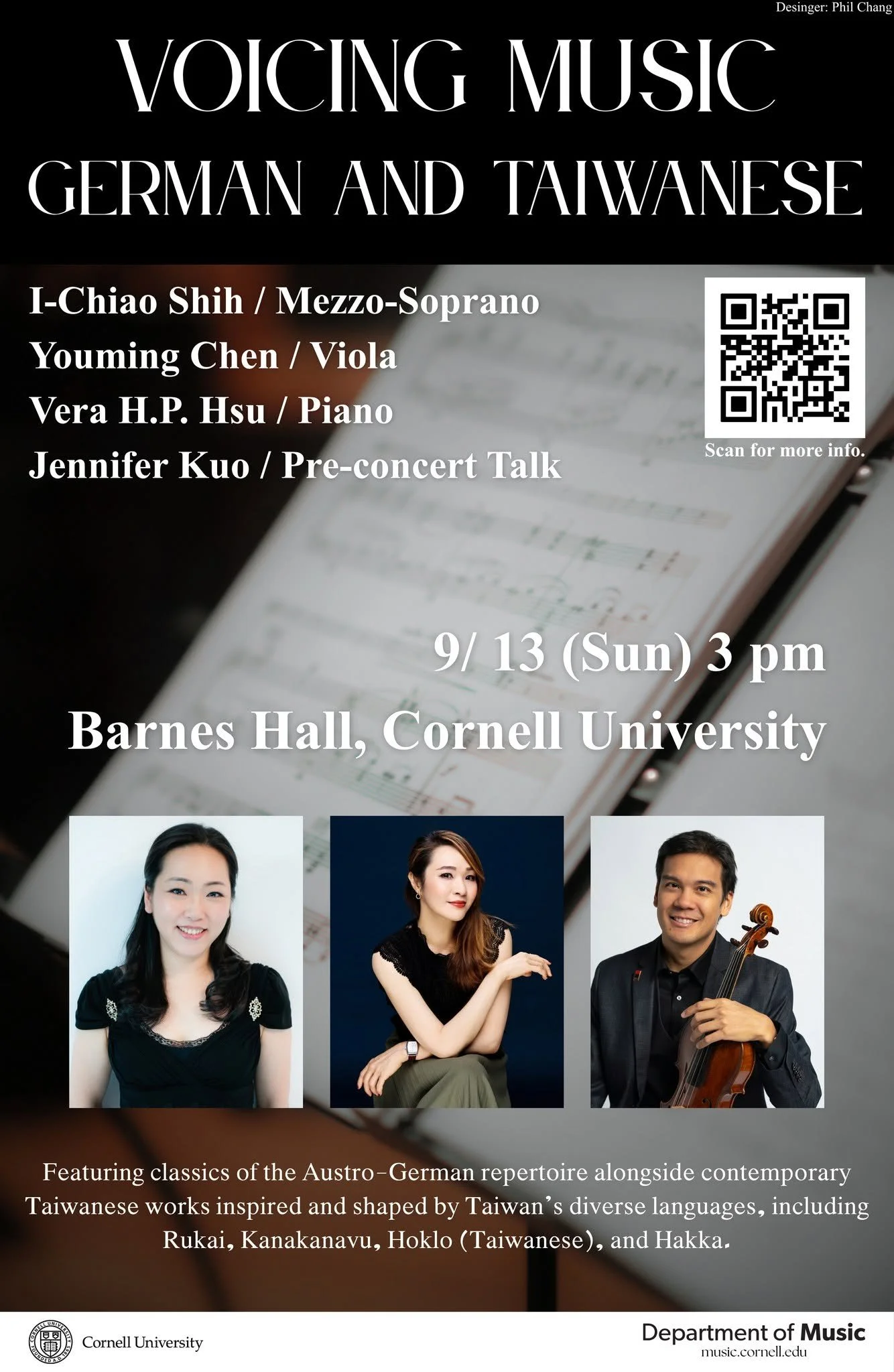 Cornell University: Voicing Music: German and Taiwanese