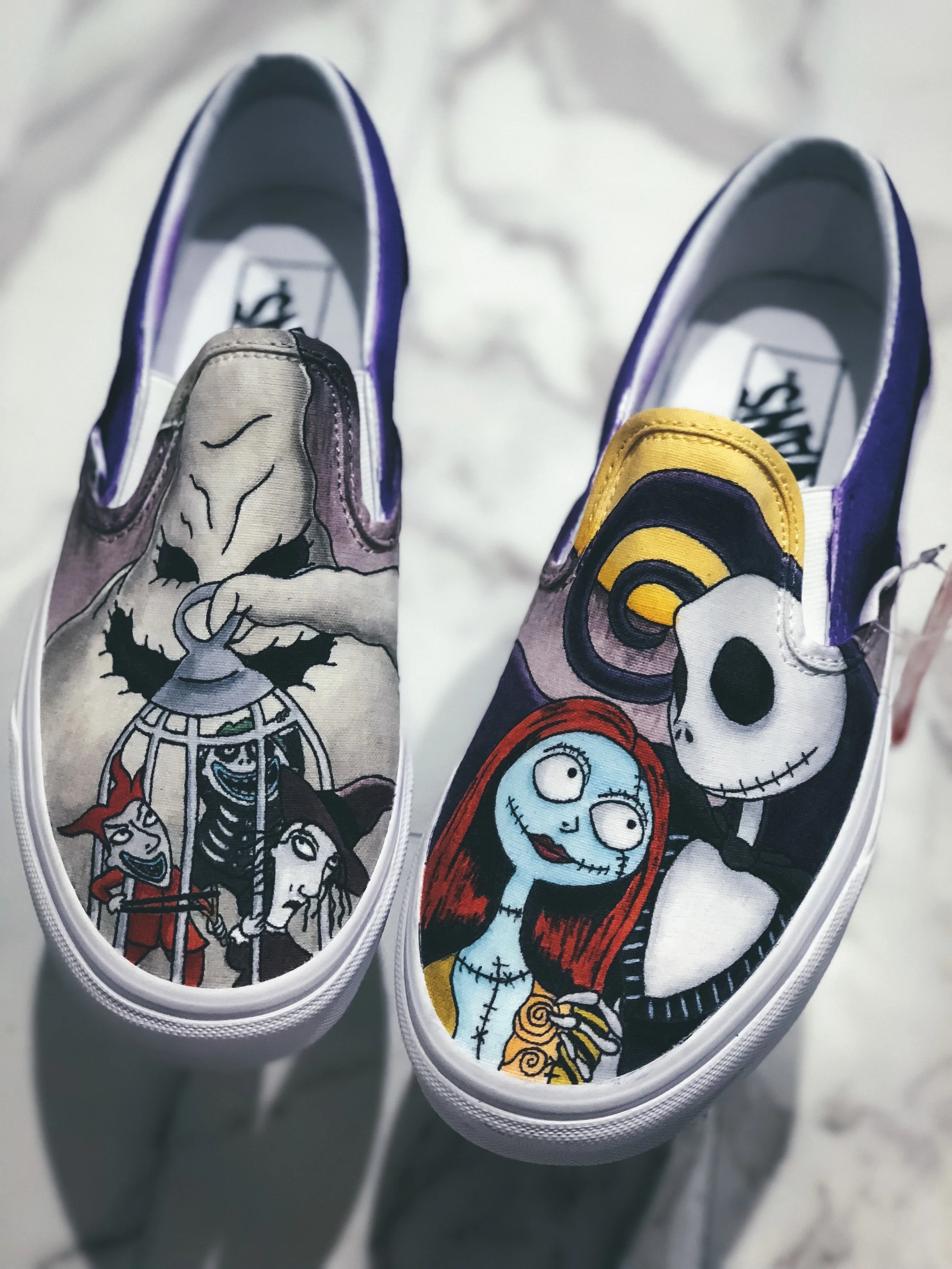 nightmare before christmas slip on shoes