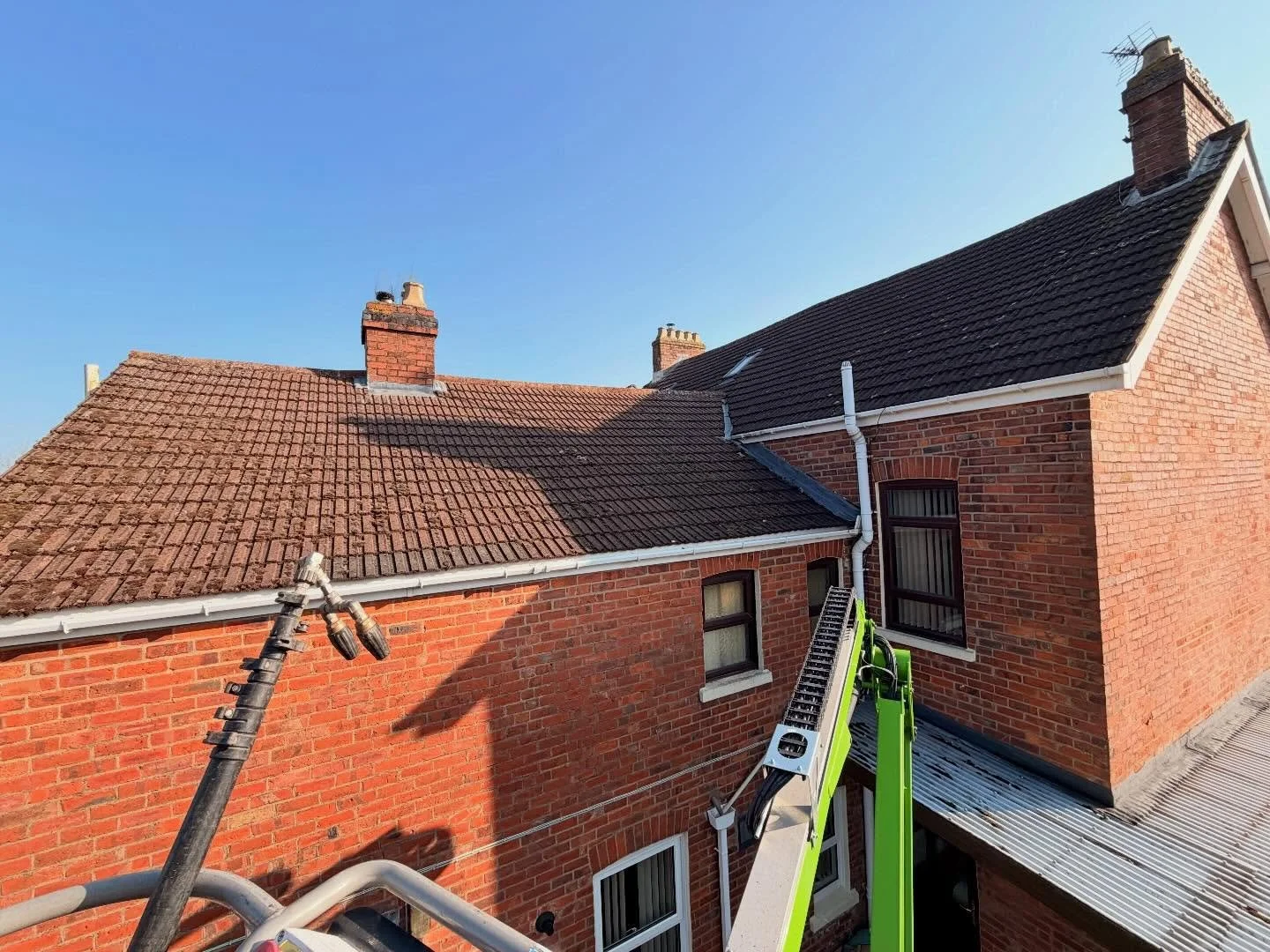 ✨ Another Roof Transformation in Gloucester! ✨ 

We have just completed a professional roof clean in Gloucester, removing years of moss, algae, and built-up debris. Not only does a clean roof look fantastic, but it also helps extend the lifespan of y