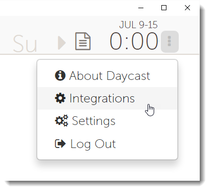 Daycast integrations