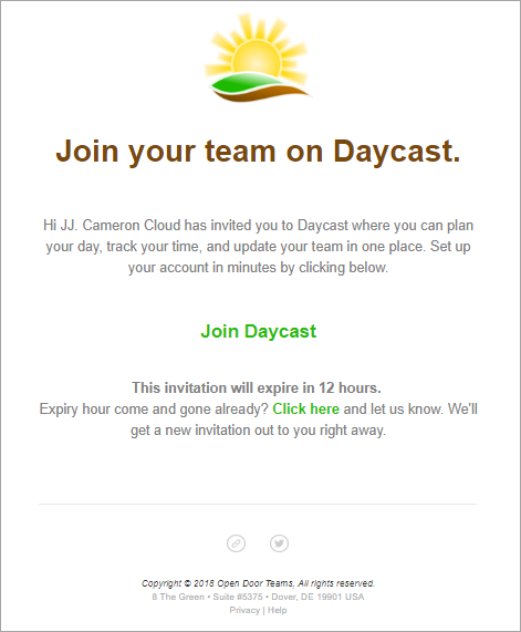 Join your team on Daycast
