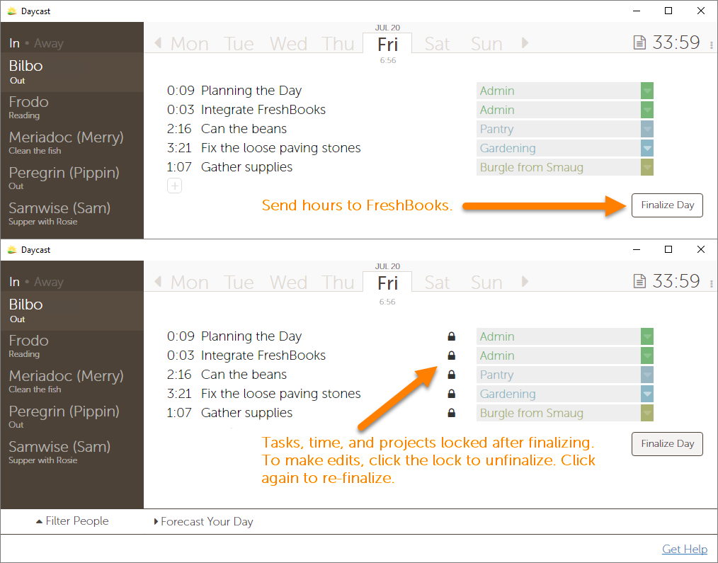 FreshBooks Time Tracker Integration