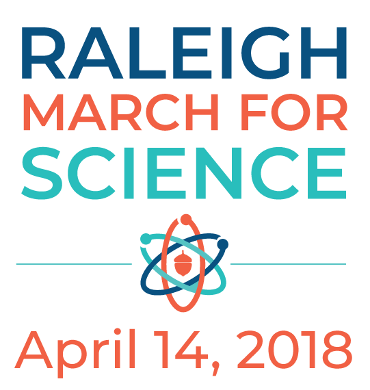 Raleigh March For Science Vertical Logo
