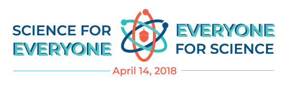 Raleigh March for Science Teal/Navy Logo
