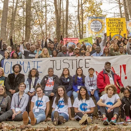 ACE ACTION FELLOWS Alliance for Climate Education's mission is to educate young people on the science of climate change and empower them to take action . By empowering youth to take action within a frame of justice and optimism, we are growing and strengthening the climate movement, and shifting the national discourse on climate in ways that are proven to affect public opinion and policy. The ACE Action Fellowship is a yearlong training program that gives young people the knowledge, skills, and confidence to be powerful climate leaders. This year, in North Carolina, we are working with local partners to connect Action Fellows to climate campaigns where they can have immediate, real world impact. Our Action Fellows strengthen these efforts with their unique skills, and deepen their own commitment to be lifelong leaders. ACE programs have won numerous awards including the 2015 White House Champion of Change Award for Climate Literacy. Through our work, we are helping to transform the climate movement into one that is just, inclusive, and equitable. We are training the leaders of tomorrow to have impact today.