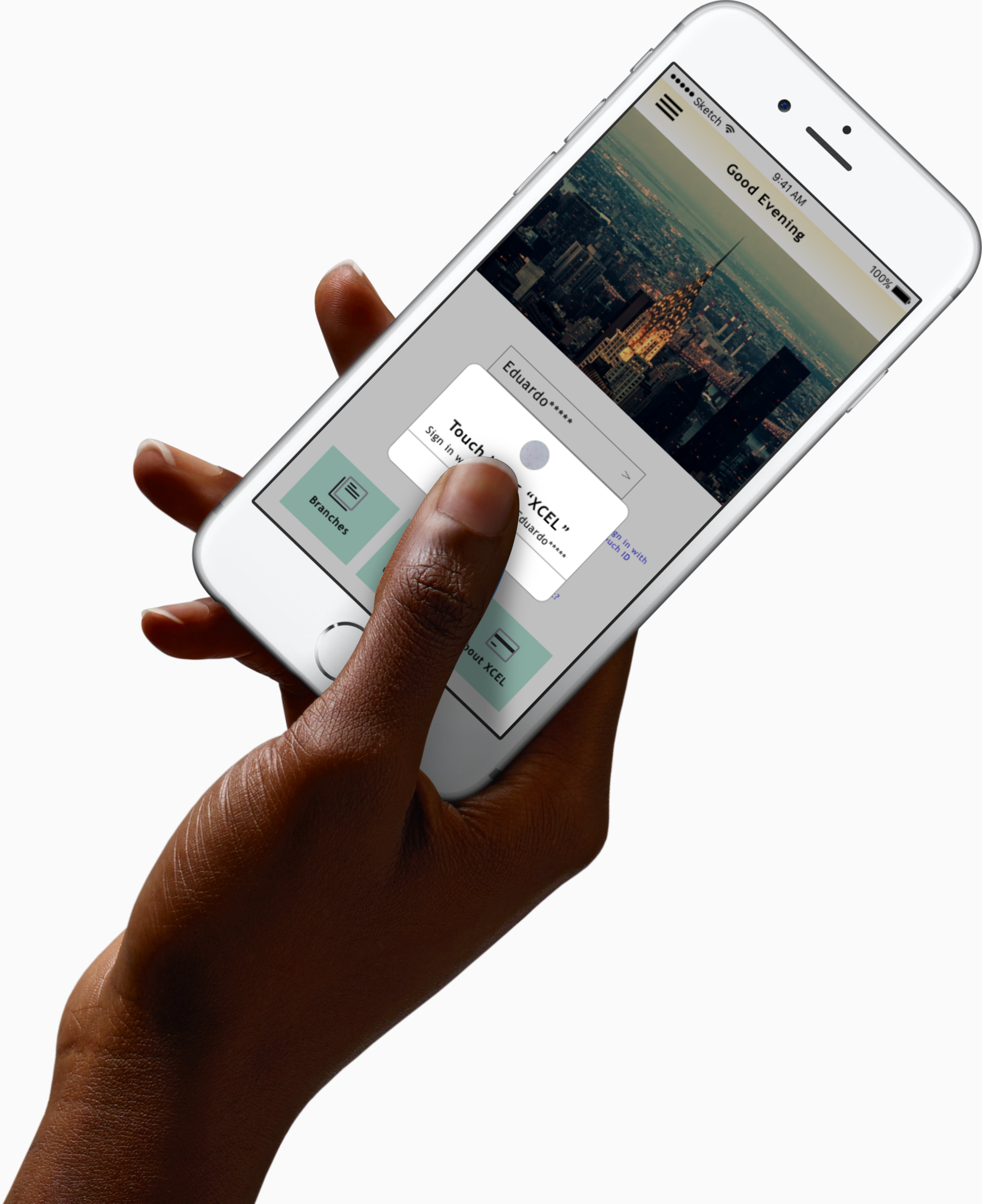 Concept Rendering for XCEL App design