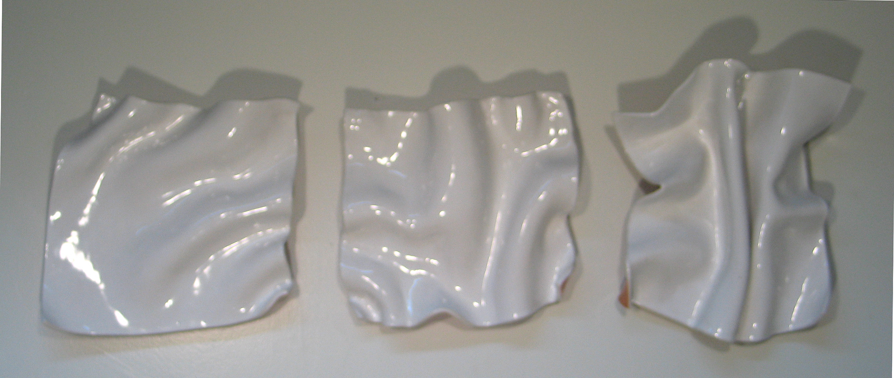 White Paper x3 11"x11"4, 11"x12.5"4, 10.5"10.5"x4"