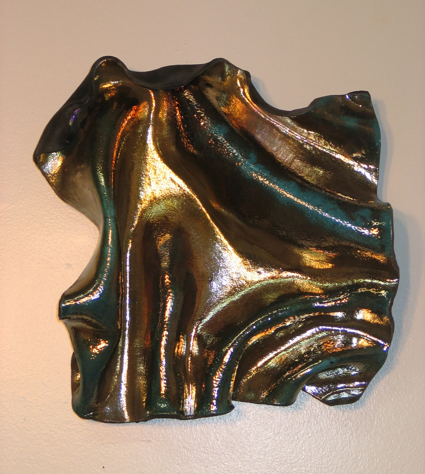 Gold Crinkle 13"x13"x5"