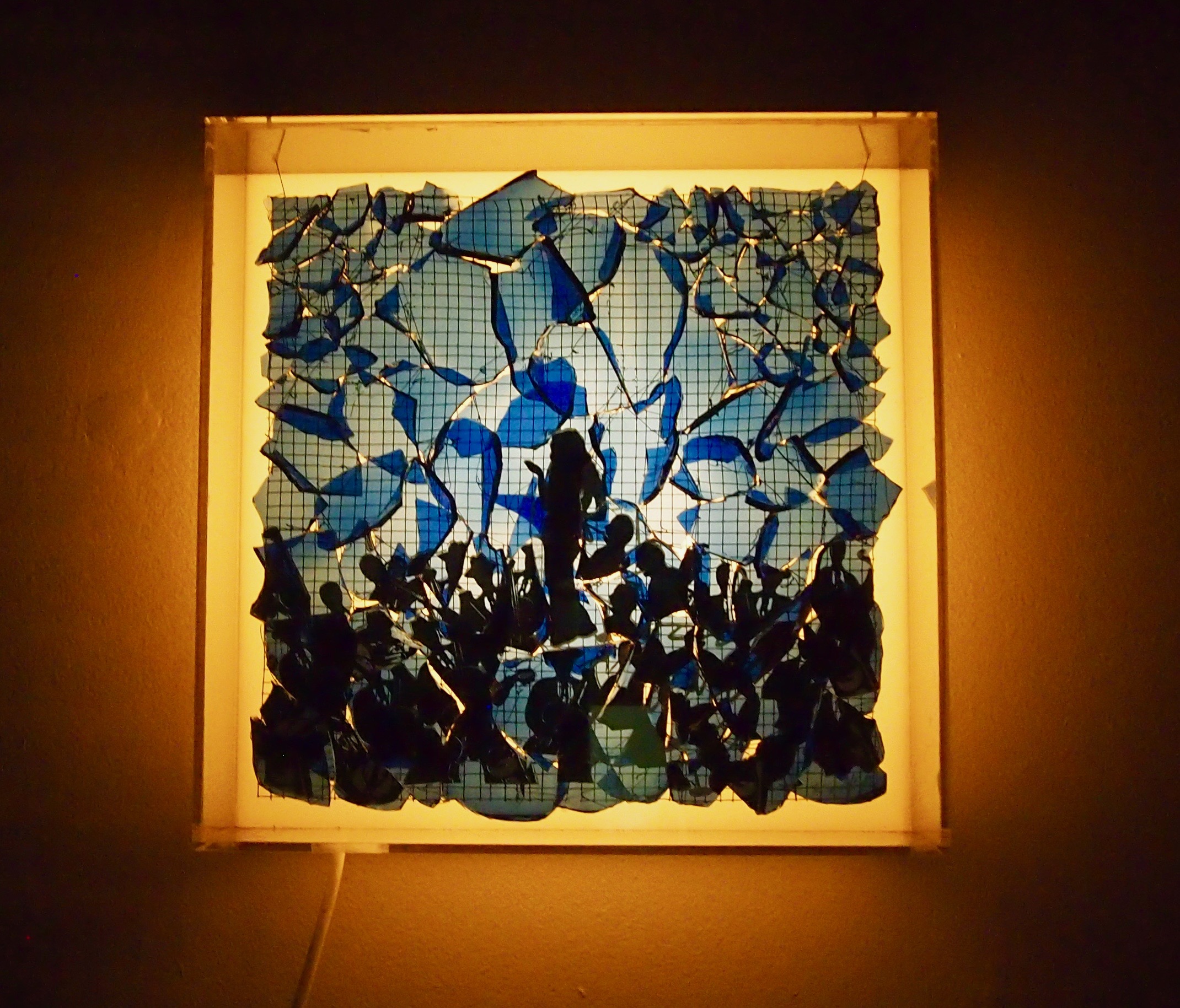 Jazz in Blue Minor: Portrait of Jenn Jade 12"x12"x6"