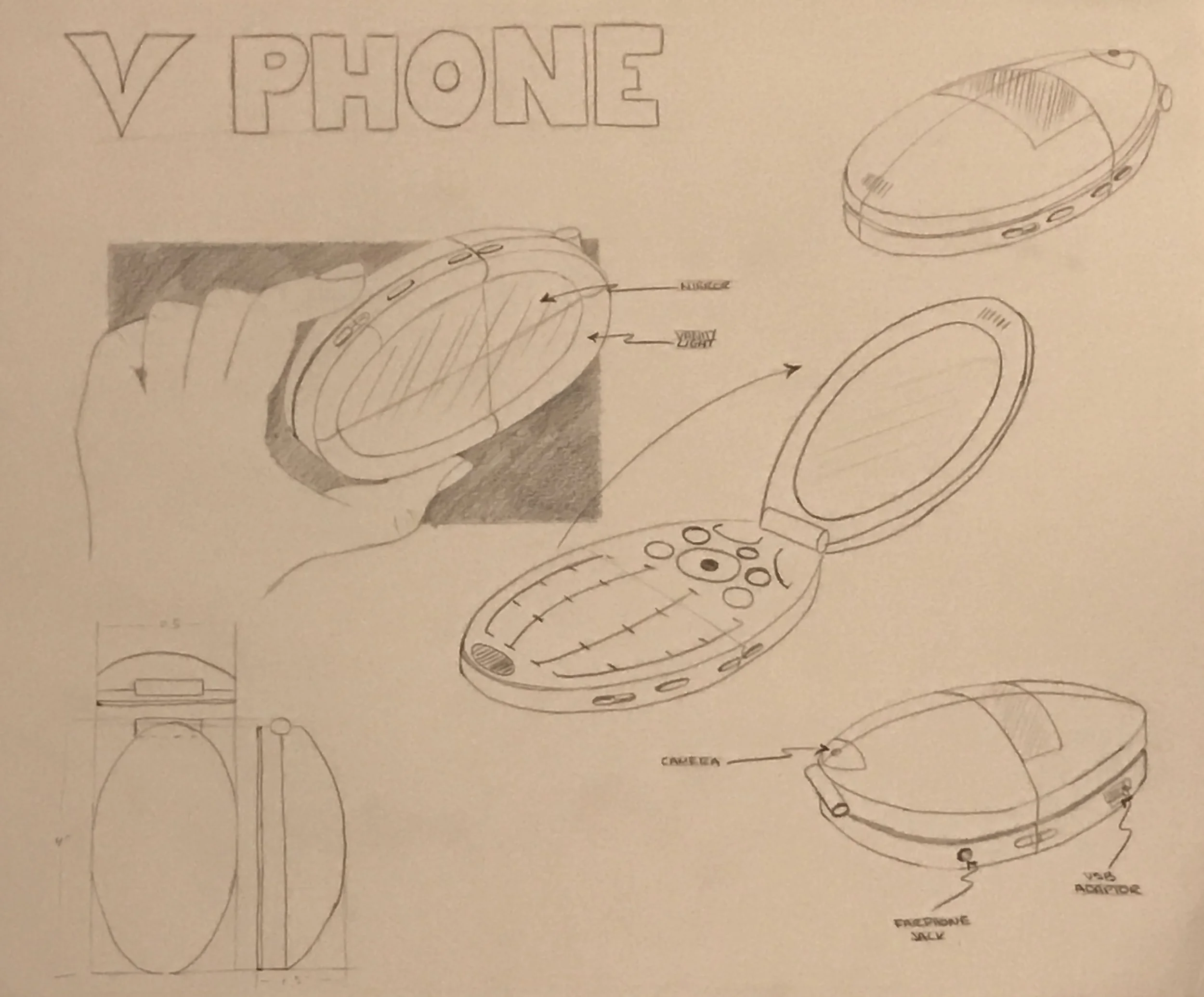 Vanity Phone Sketches