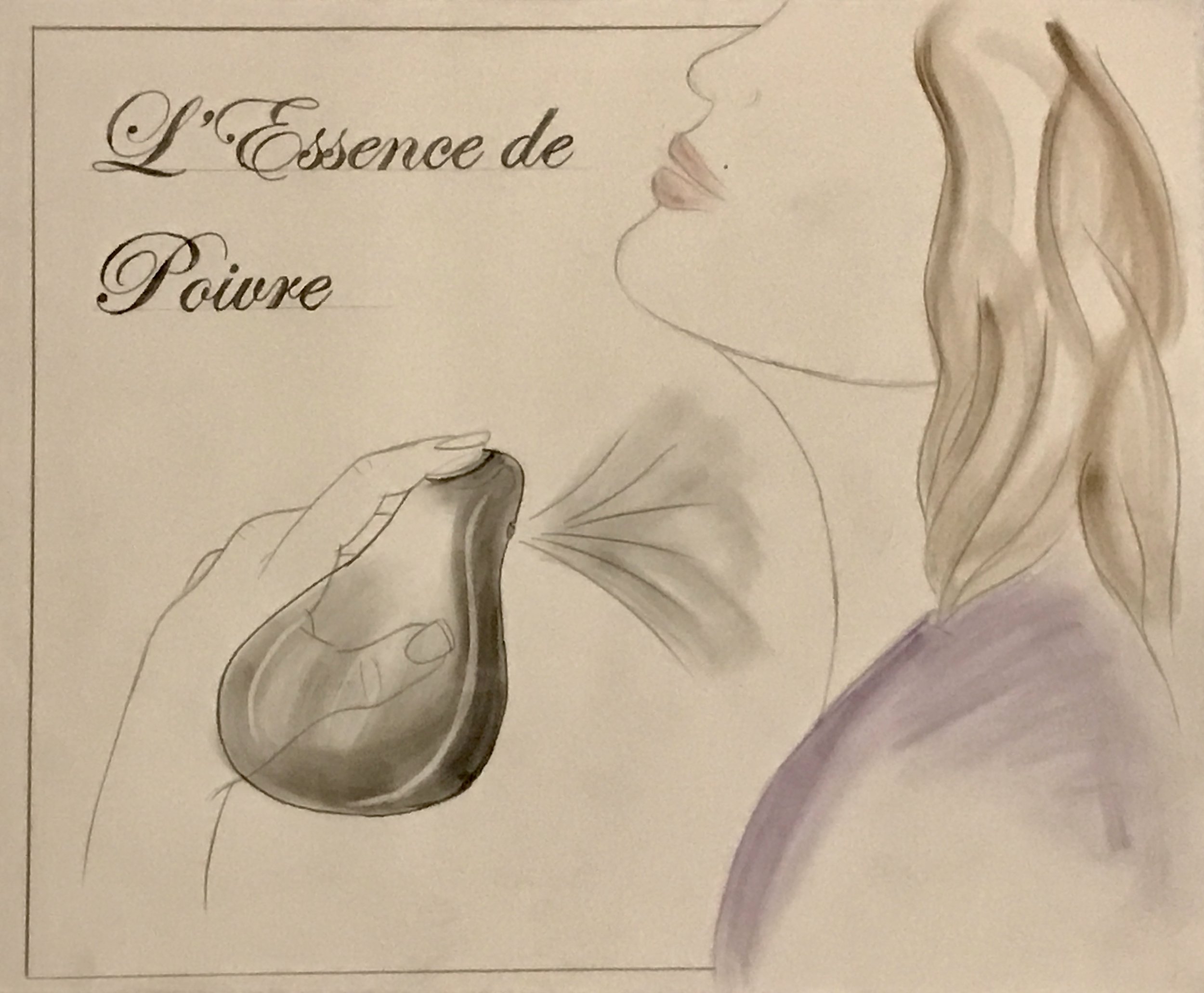 Perfume bottle for Pear fragrance
