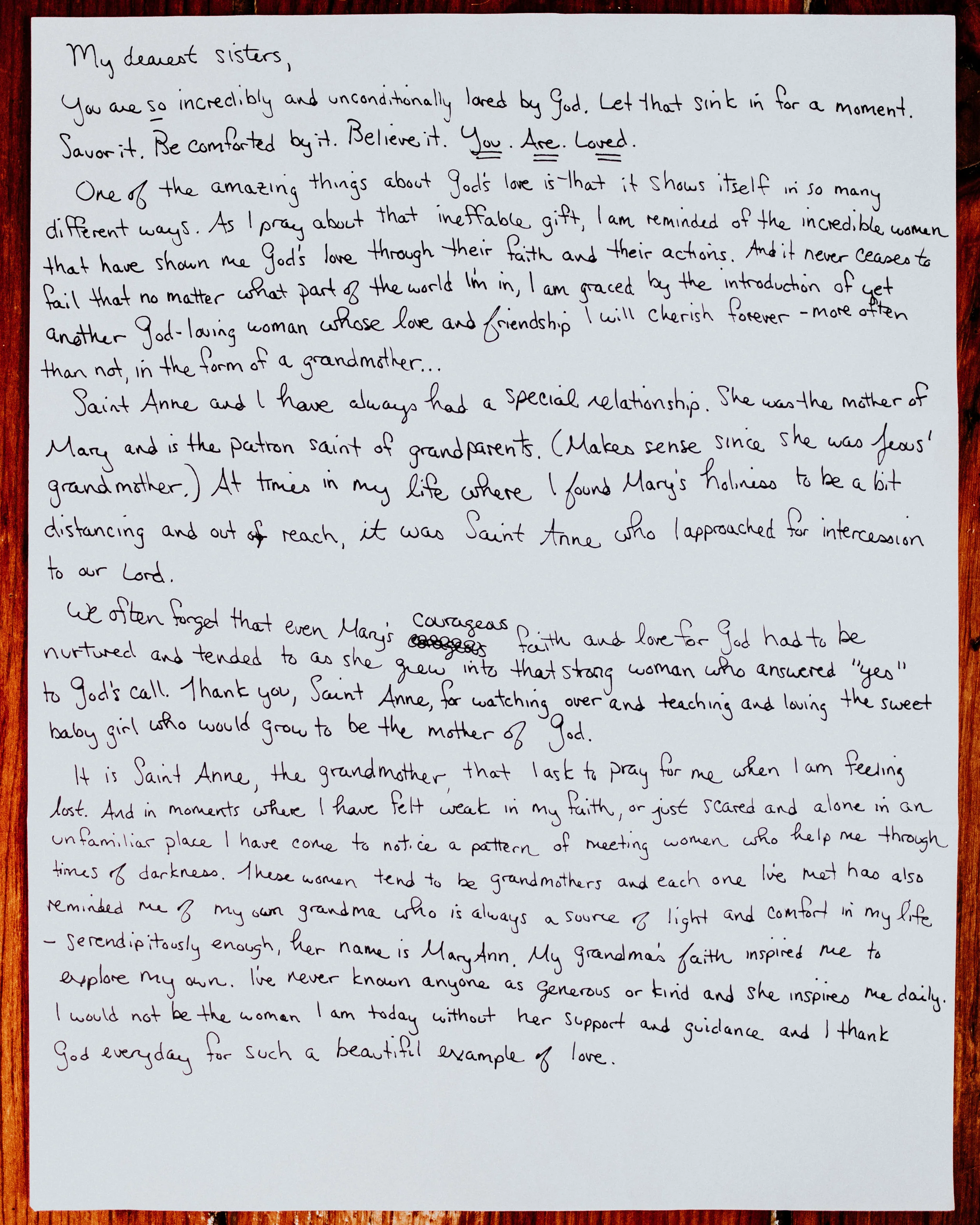 Sarah Stanley Letter to Women The Catholic Woman
