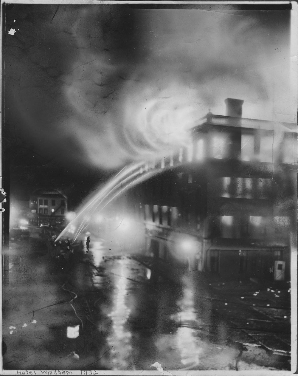 Hotel Windham Fire 1932