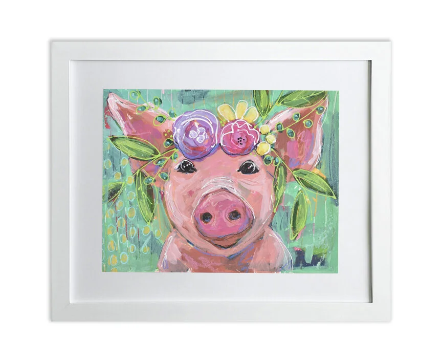 Pig PRINT 8x10"  