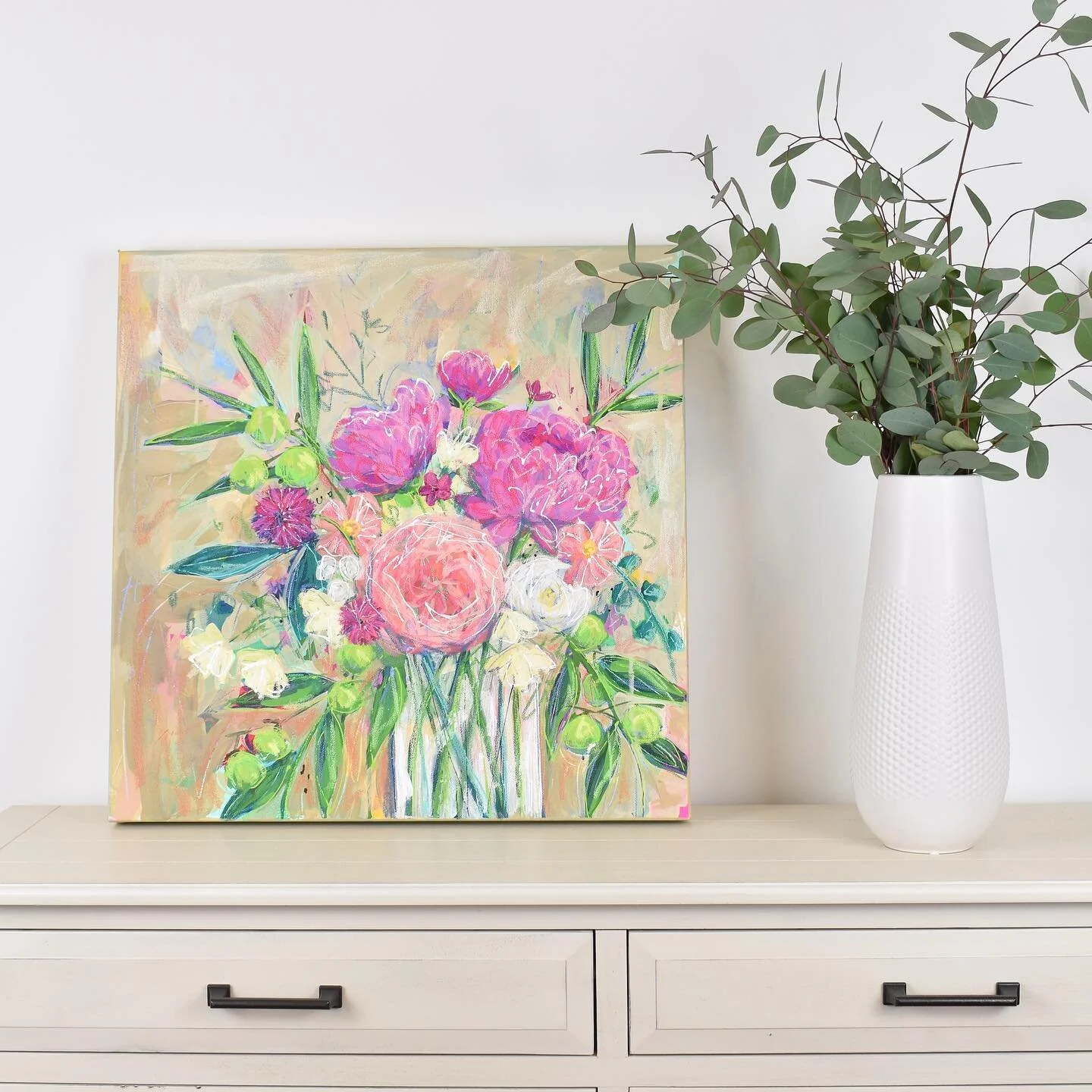 It&rsquo;s finished!!! The painting I&rsquo;ve been sharing the process of #doitfortheprocess is now completed. I love how serene this painting came out. I&rsquo;m titling this one... &ldquo;She always loved Anne of Green Gables&rdquo;
This is a 20x2