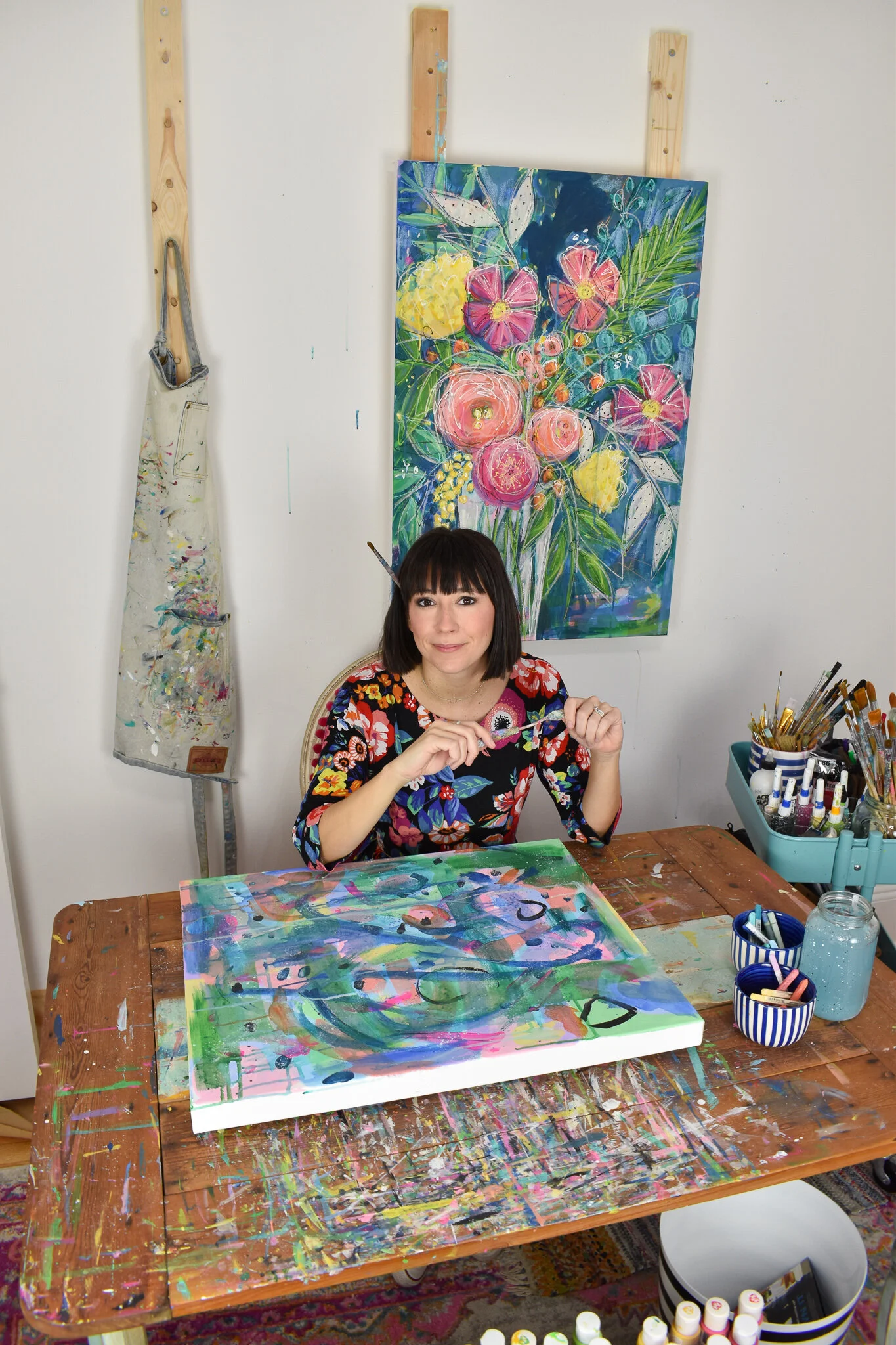 How To Build a DIY Wall Easel — DAISY FAITH ART