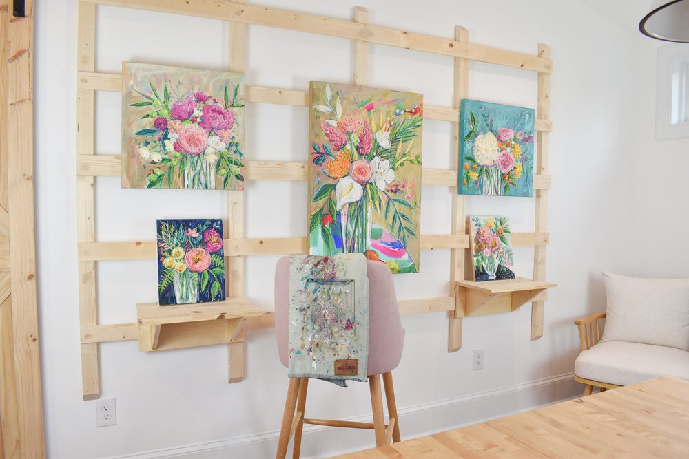 How To Build a DIY Wall Easel — DAISY FAITH ART