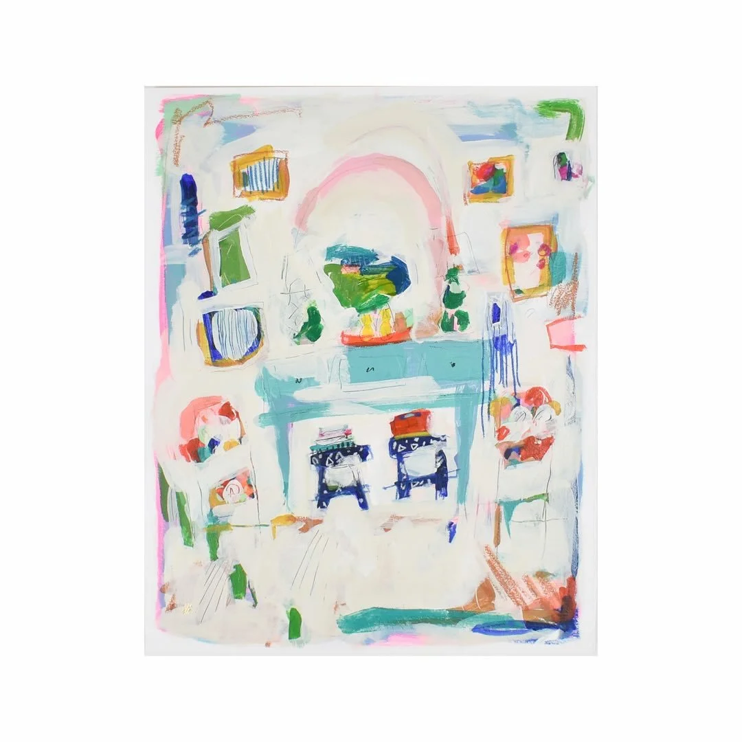&ldquo;Good Aura&rdquo; 12x16&rdquo; acrylic &amp; pastel on paper mounted on wood panel 
COMING SOON on May 15th to @lizlidgettgallery