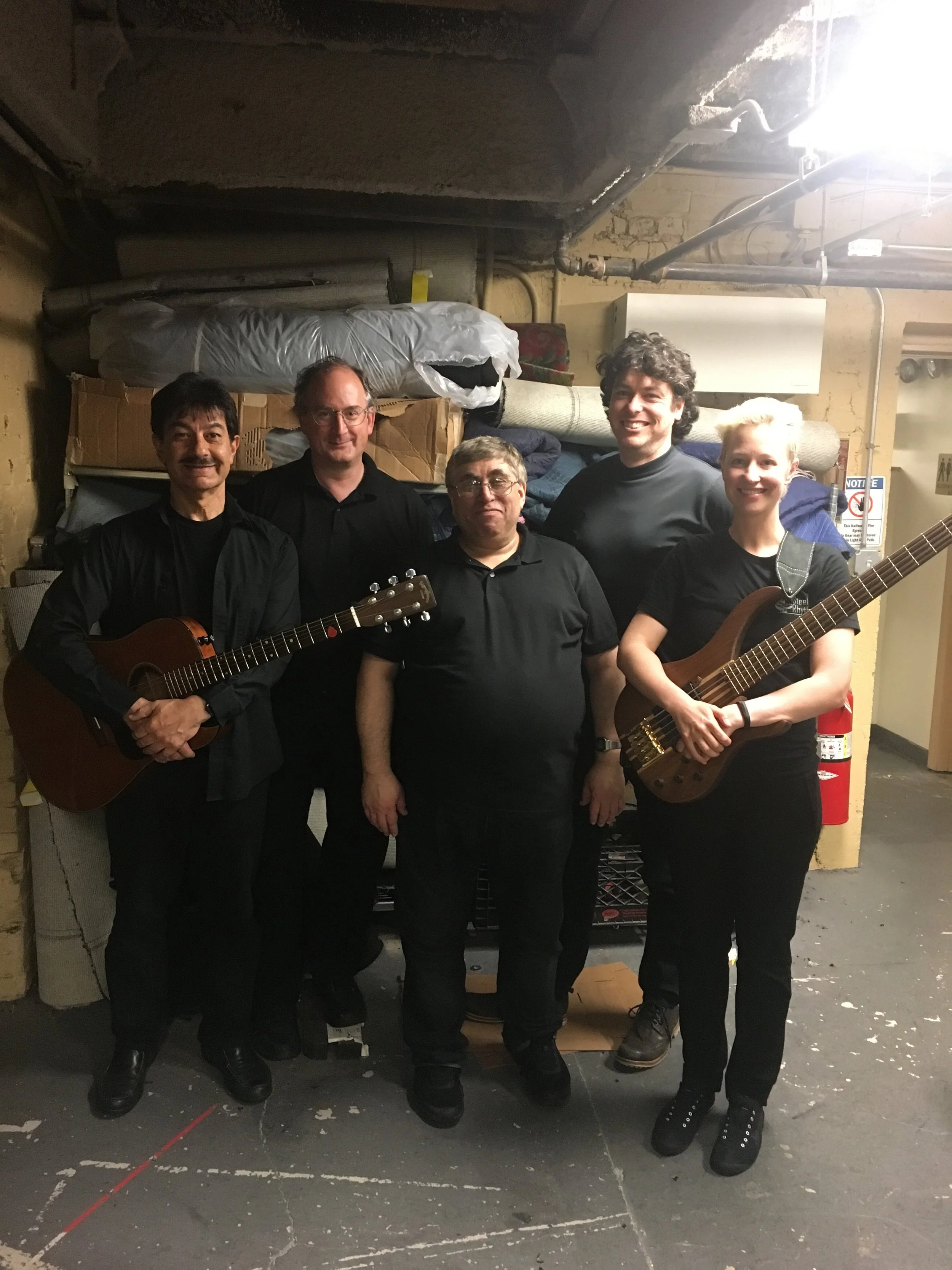 L-R: John Baboian, Louis Toth, Jon Goldberg, Brian O’Neil, me