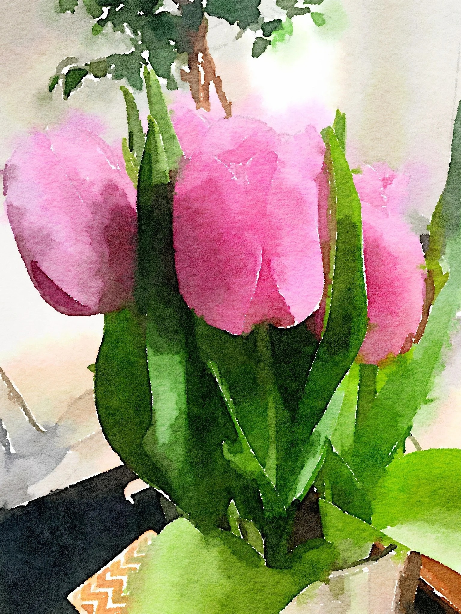 Pink Tulips 1