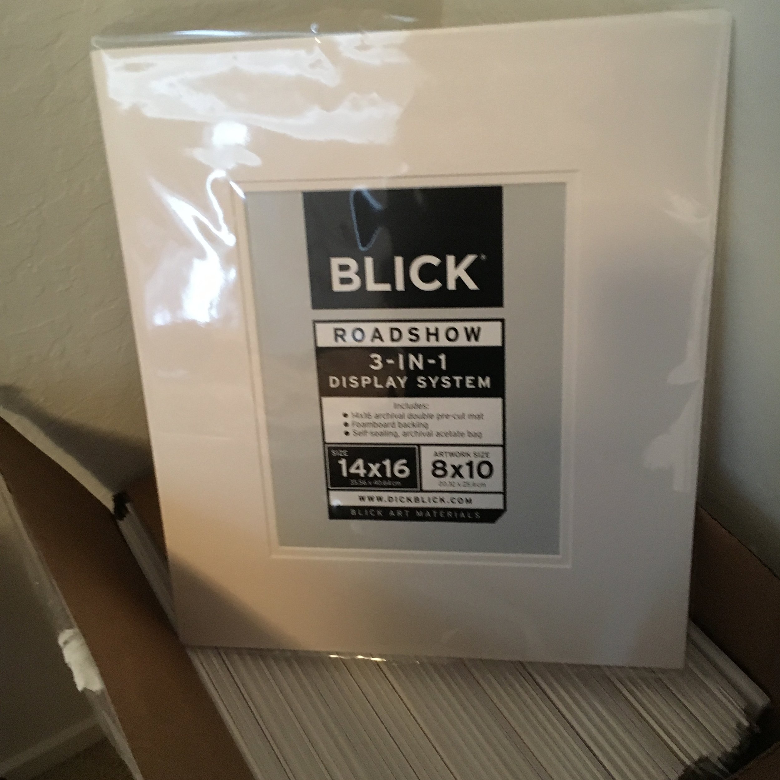  The Blick 3 in 1 roadshow matting I use with each print if one purchases a matted print. Excellent quality. 