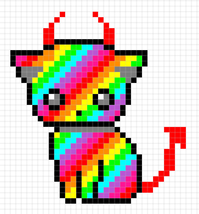 Gay pride cat thingy