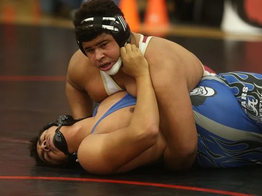 Riverdale's Nick Boykin claimed his second straight individual title at 285 at this year's TSSAA Championships.
