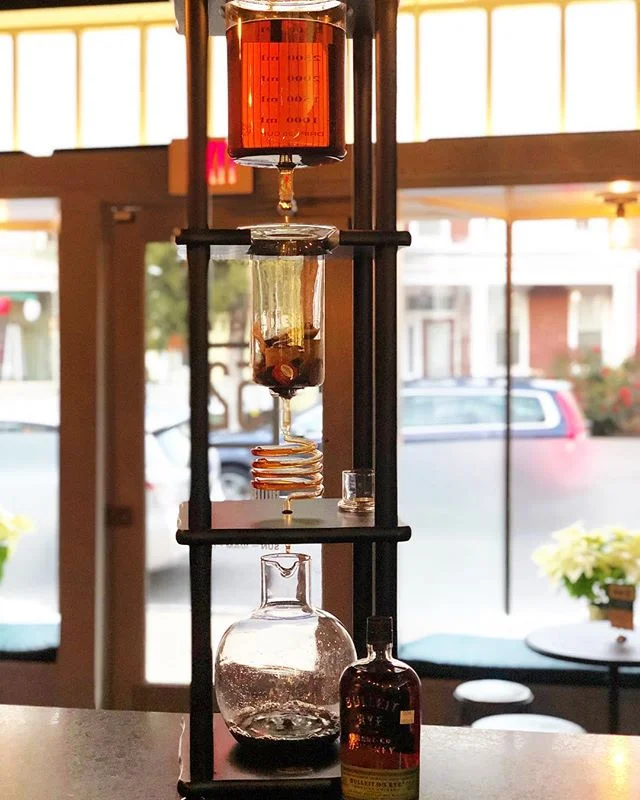 Don&rsquo;t let the rain keep you from trying this week&rsquo;s delicious slow drip! -Chai Tea winter spice with Bulliet Rye Whiskey 🥃 🌫❄️🎄