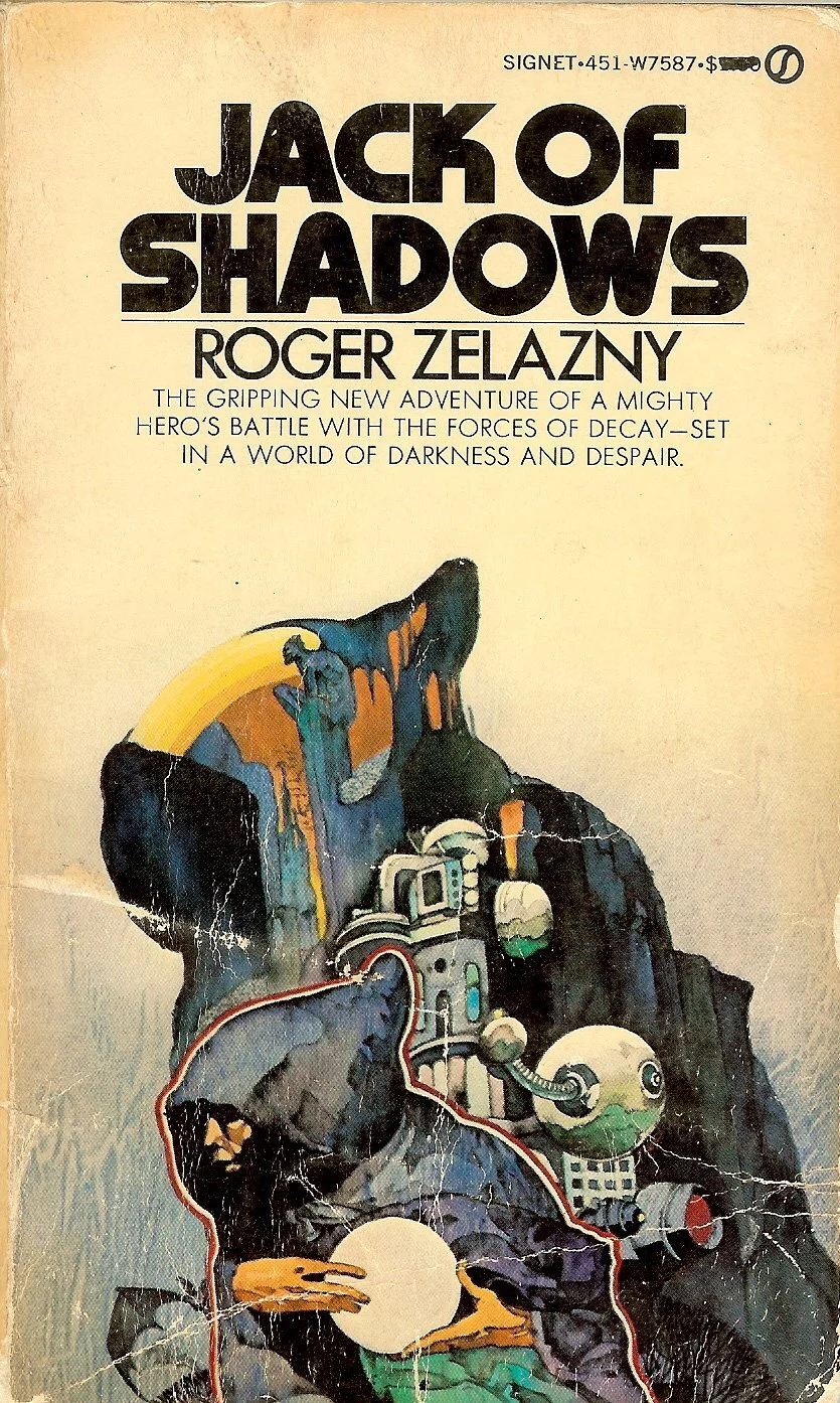 Love this cover, but I’m not sure who the artist is. A googling for covers of this book is fun, as they’re all weird and awesome.