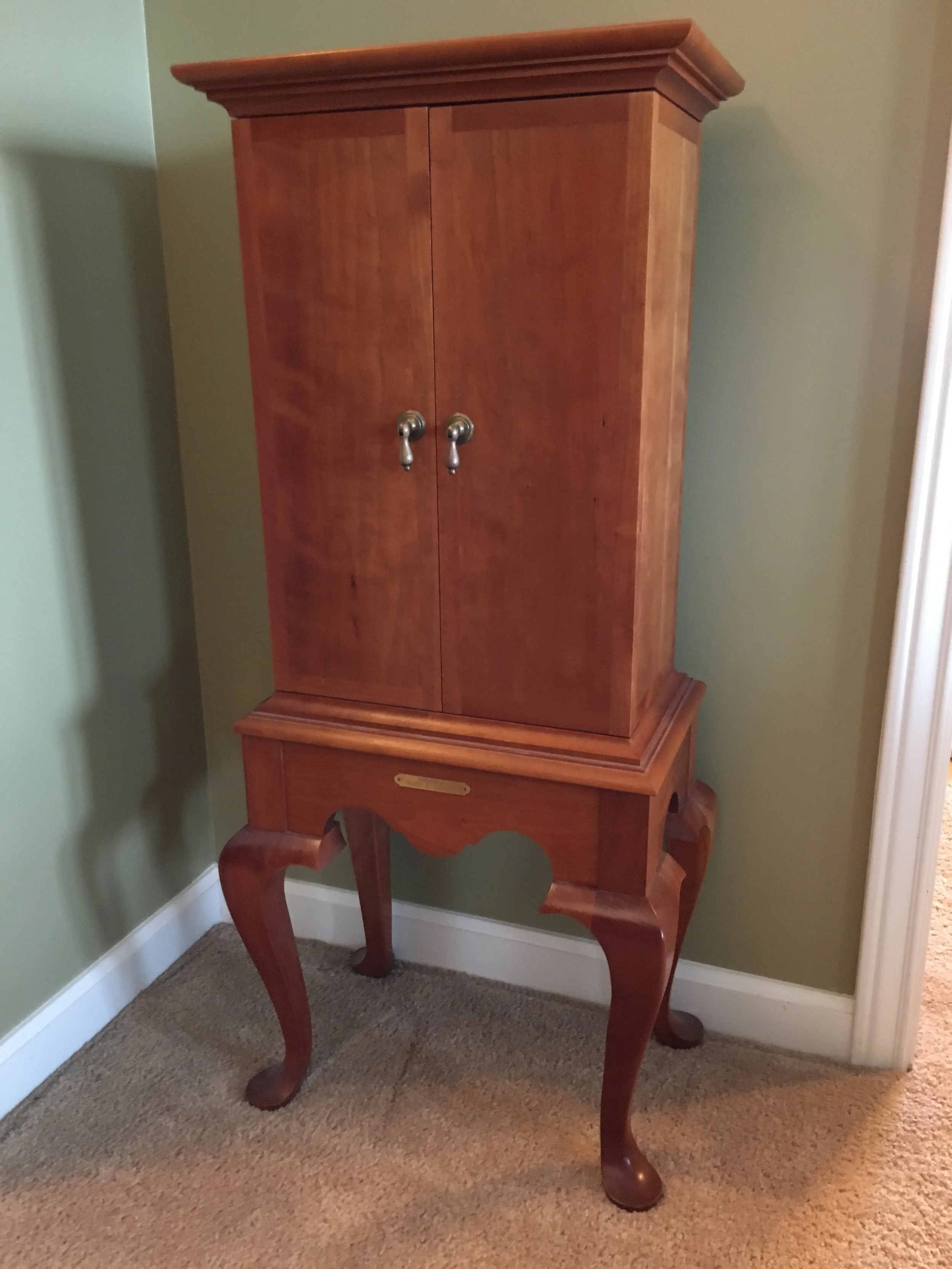 Cherry Jewelry Cabinet for Karen
