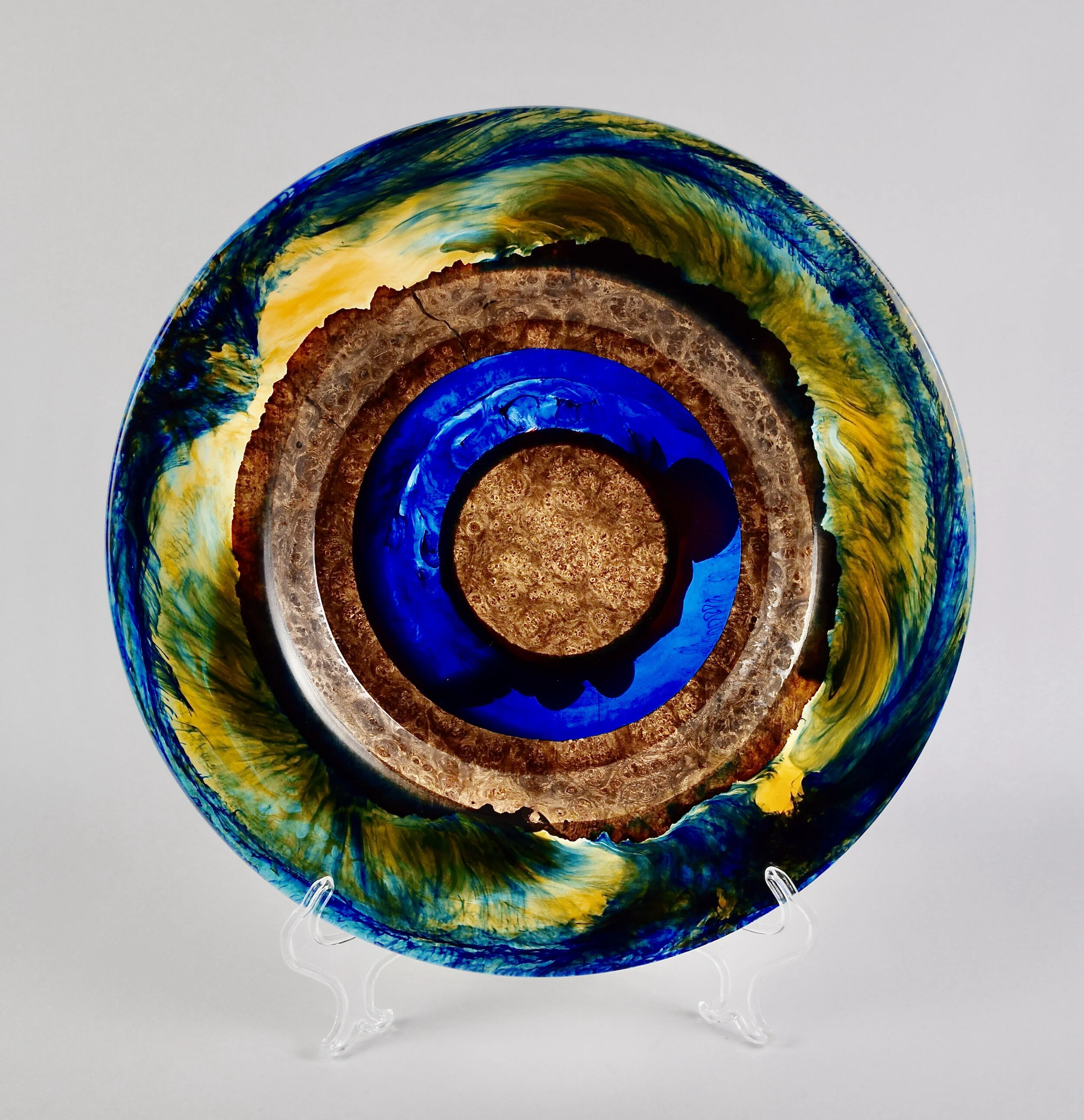 Santilli-%22Eye of the Storm%22-2020-Wood(Chechen Burl:Epoxy Resin)-16.5%22x16.5%22x1.75%22JPG.JPG