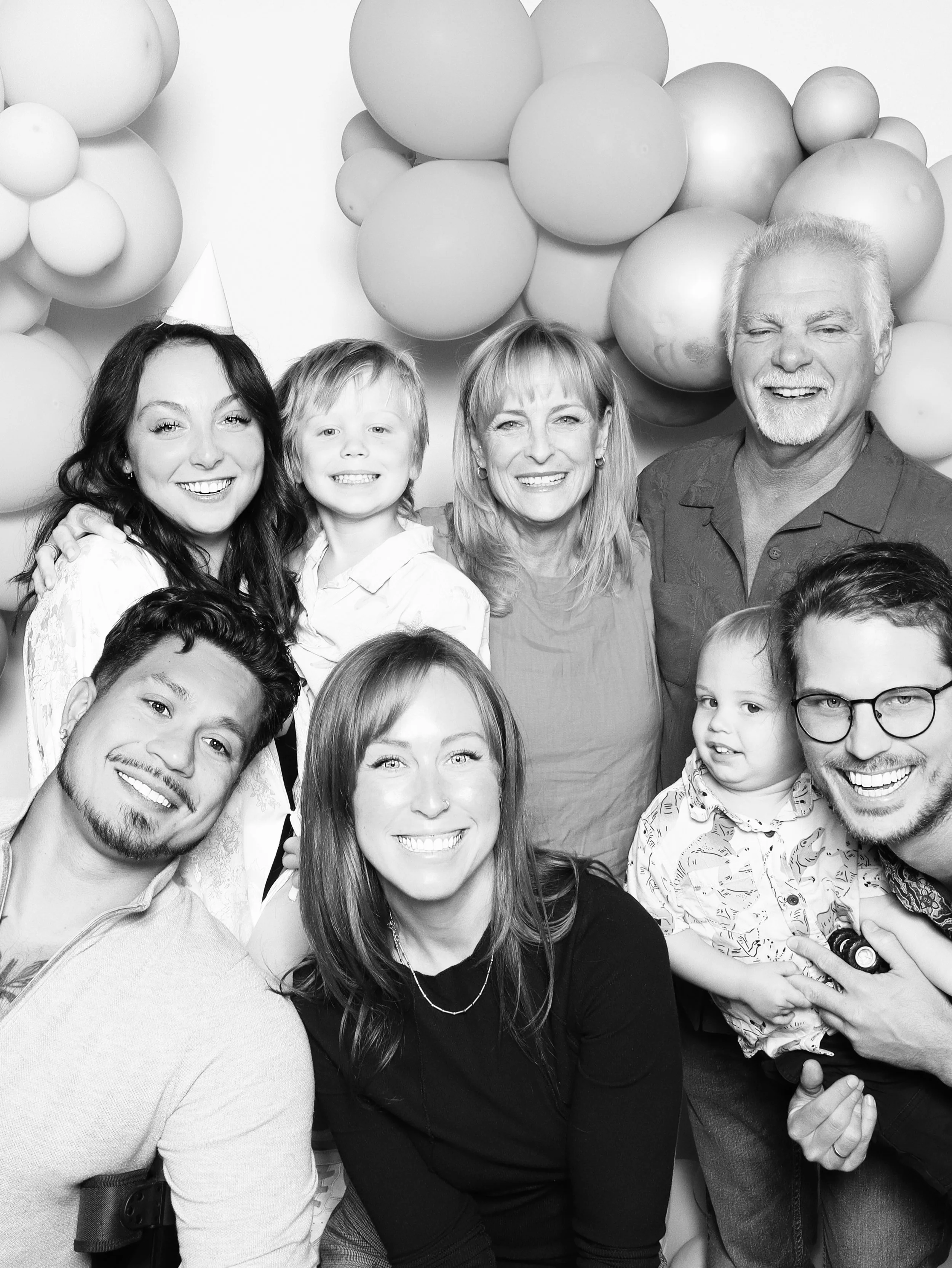 wuddabooth photobooth surprise birthday party in Los angeles and Simi valley