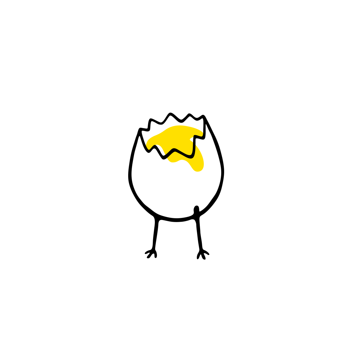 Hatch Yakitori Bar Egg Illustration