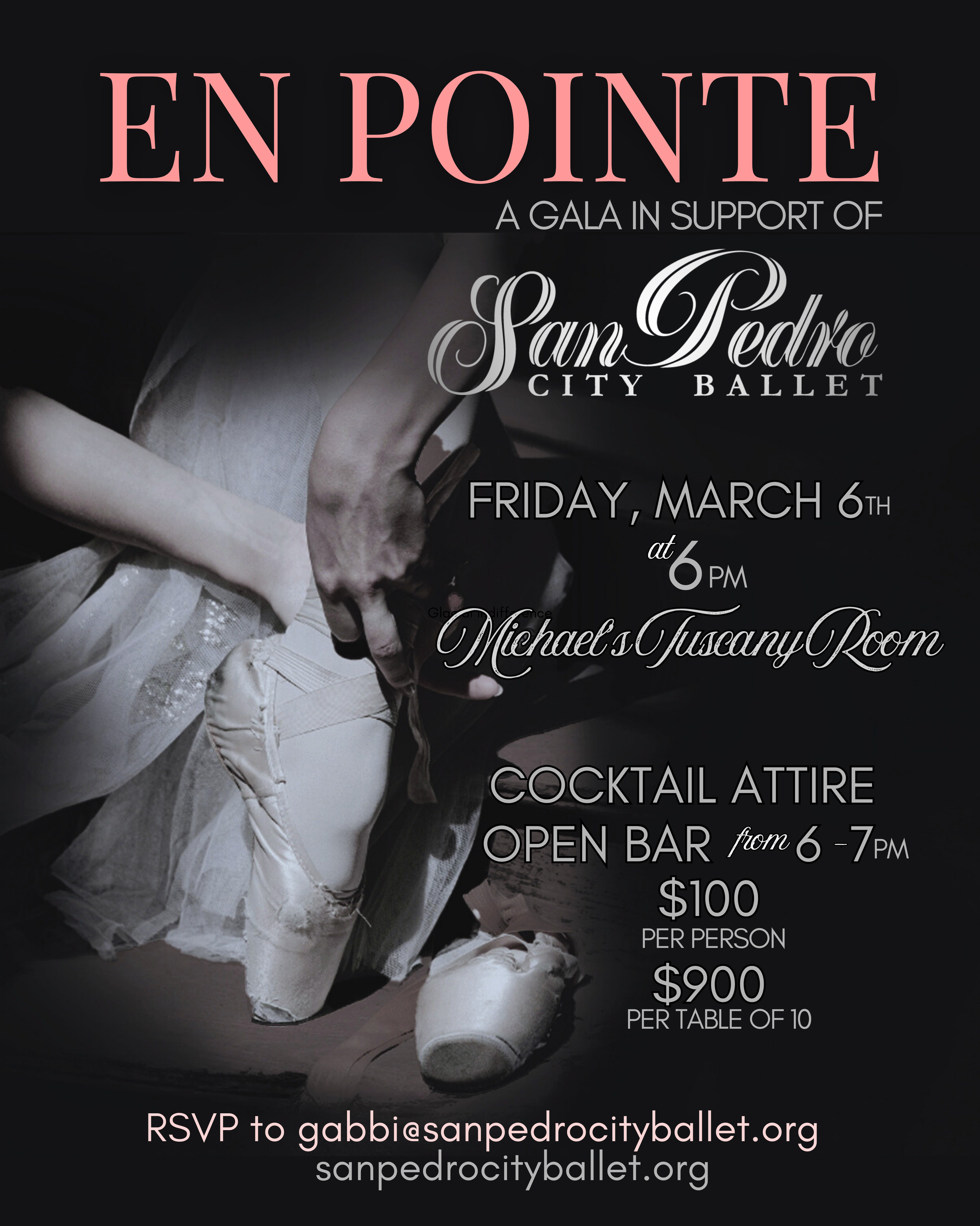 March 6: En Pointe Gala 